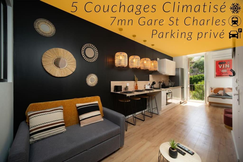 Apartment Air Conditioning Balcony 5 Couchages Marseille Exterior photo